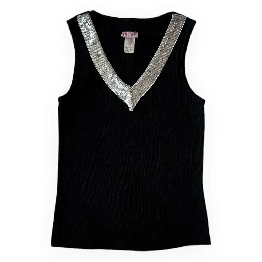 𝅺vintage Ribbed Tank Top